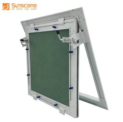 Good price Modernist Minimalist Aluminum Drywall Ceiling Access Hatch Light Aluminum Contrasted Color Moisture White Access Tiles online